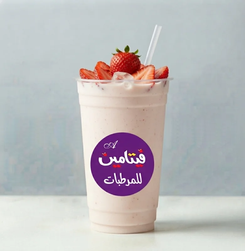 فراولة وحليب
