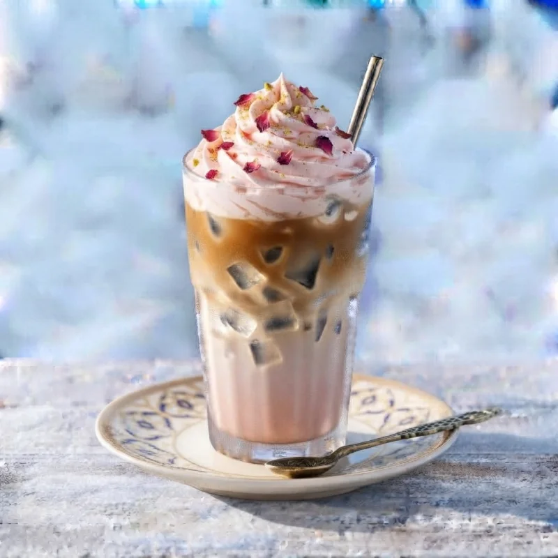 Iced Rose Latte