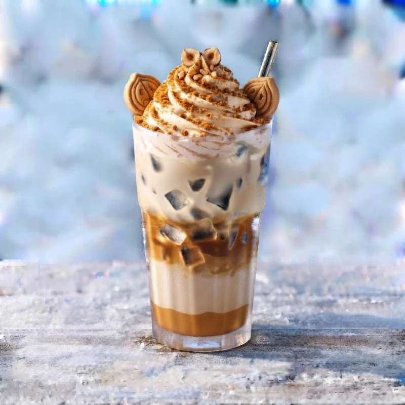 Iced Hazelnut Latte