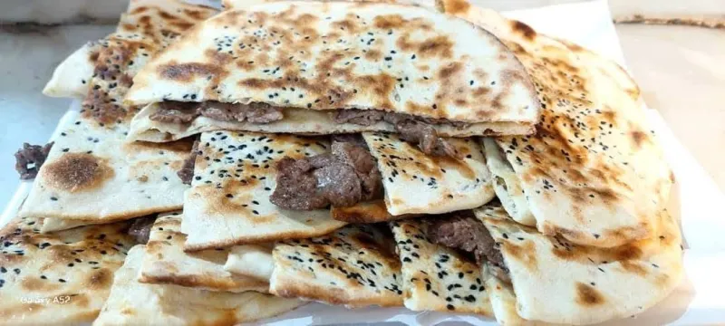 شرحة بالعجين لحم عجل