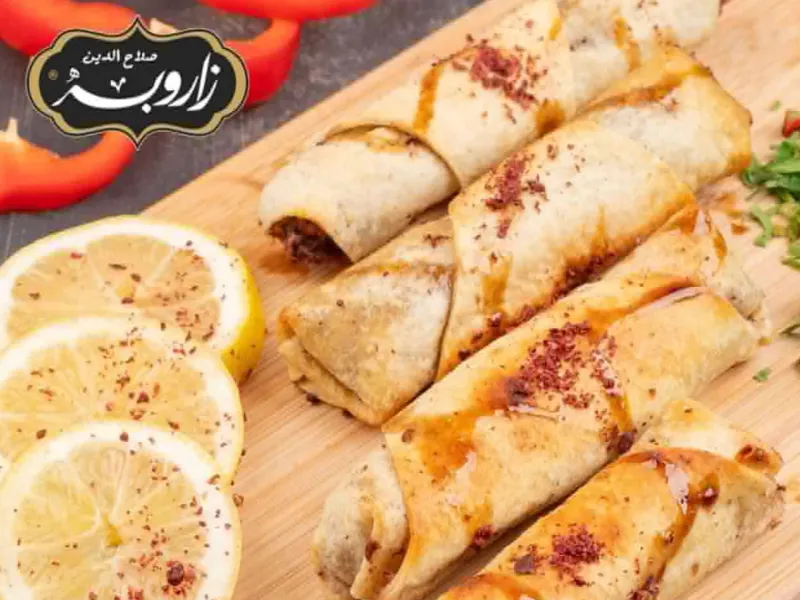 صحن رولات مسخن بالسماق البلدي والزيت